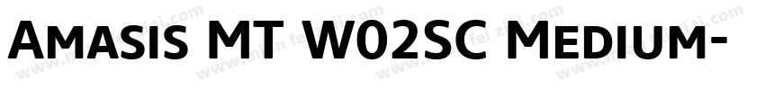 Amasis MT W02SC Medium字体转换